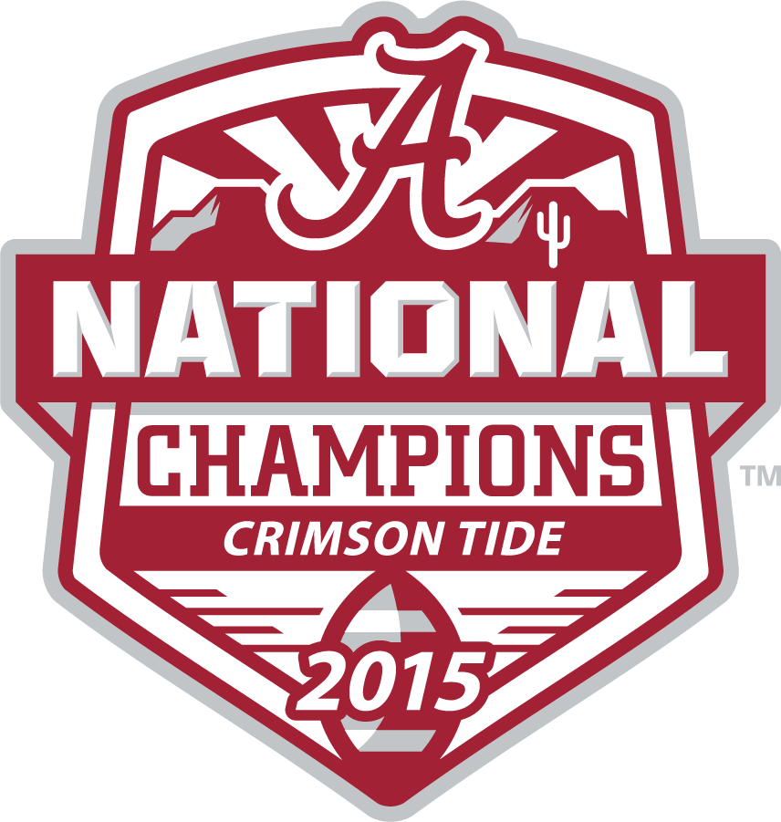 Alabama Crimson Tide 2015 Champion Logo iron on transfers for T-shirts